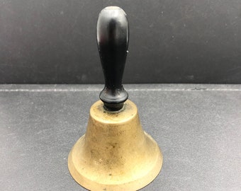 Vintage mässingshandklocka heminredning