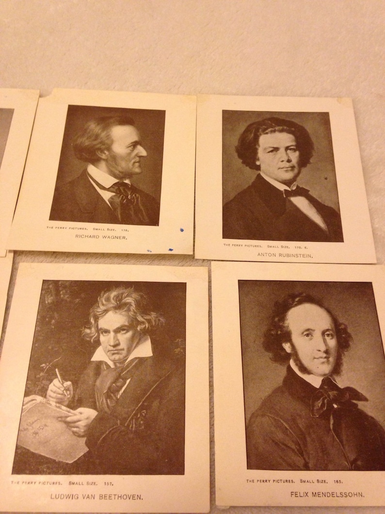 The Perry Pictures 1900 Famous People Photos LOT