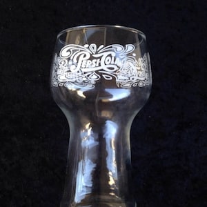On Sale Collectible Vintage Pepsi Soda Fountain Glass