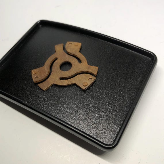 Vintage 45 RPM Vinyl Record 45 RPM Record Adapter Belt Buckle Unique