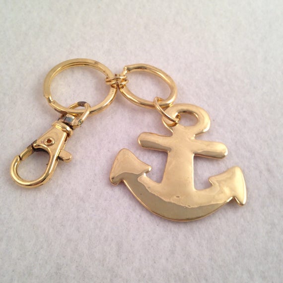 Metal Anchor Keychain Nautical Anchor Keychain Br