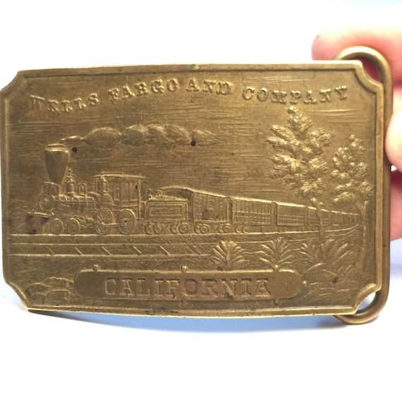 wells fargo belt buckle