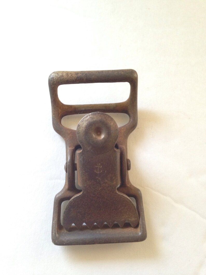 Brass Spring Clip Vintage Hardware Etsy