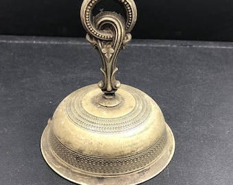 Campana de mano de latón vintage decoración del hogar