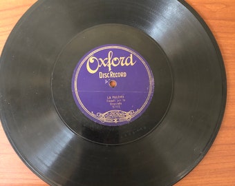 La Paloma Oxford Disc Record 78 rpm Shellac Records Gramophone Records 78s