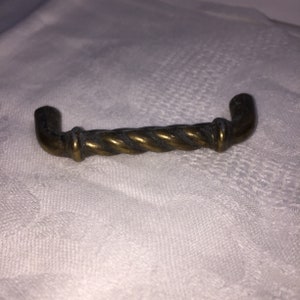 Vintage Twisted Brass Kitchen Cabinet Knobs Dresser Drawer Pulls Handles  Drawer Knobs Door Knob Handle