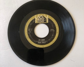 Mary Wells I'm Sorry, Me Without You Vintage Vinyl Single 45 RPM  Record Vintage
