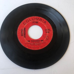 Barbra Streisand He Touched Me 1965 Vintage Vinyl 45 Record