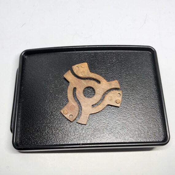 Vintage 45 RPM Vinyl Record 45 RPM Record Adapter Belt Buckle Unique View 4