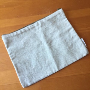 Giorgio Armani Tan Beige Zipper Bag Cosmetics
