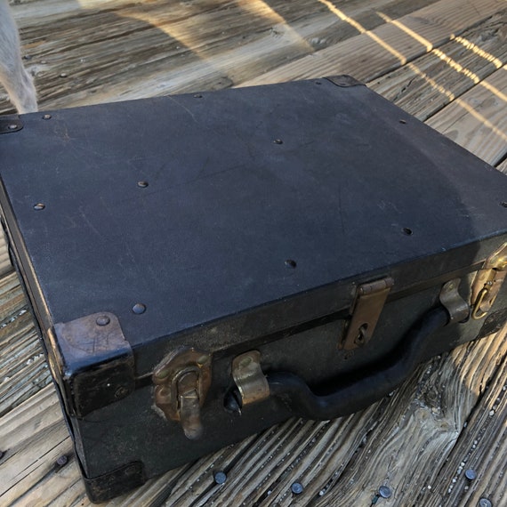 Vintage Suitcase Home Decor Luggage Tool Kit Hidd… - image 1