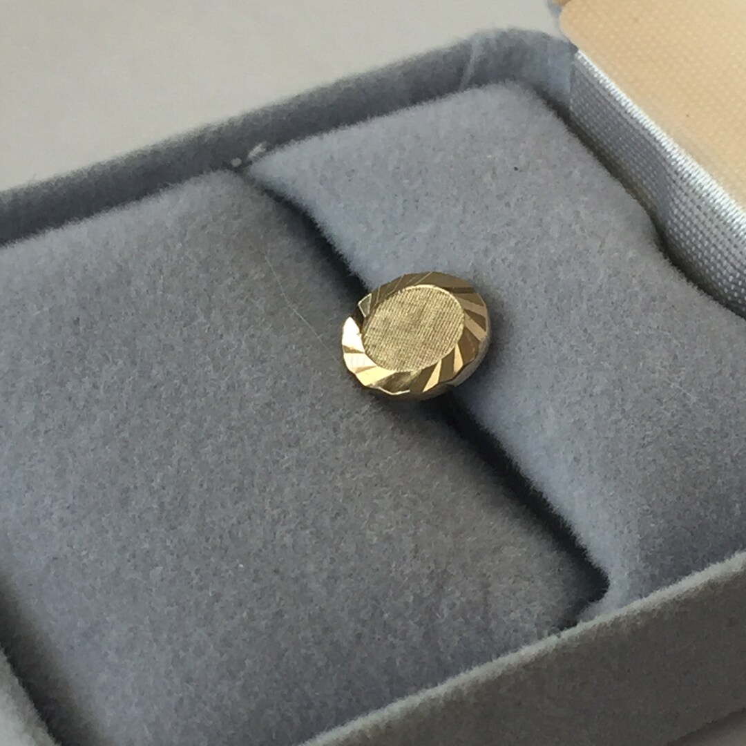 Swank Diamond Cut Tie Pin With Chain, Mens Tie Tacks With Anchor Chain