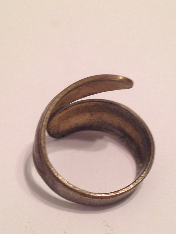 Vintage spoon ring, bohemian jewelry, boho ring, … - image 3