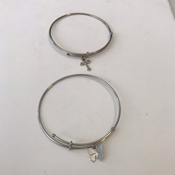 Stacking Bracelet Charm Bracelet Stacking Charms … - image 1