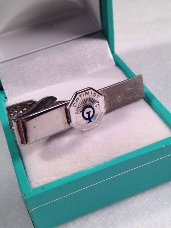 Vintage Tie Bar Optimist International Balfour ti… - image 1