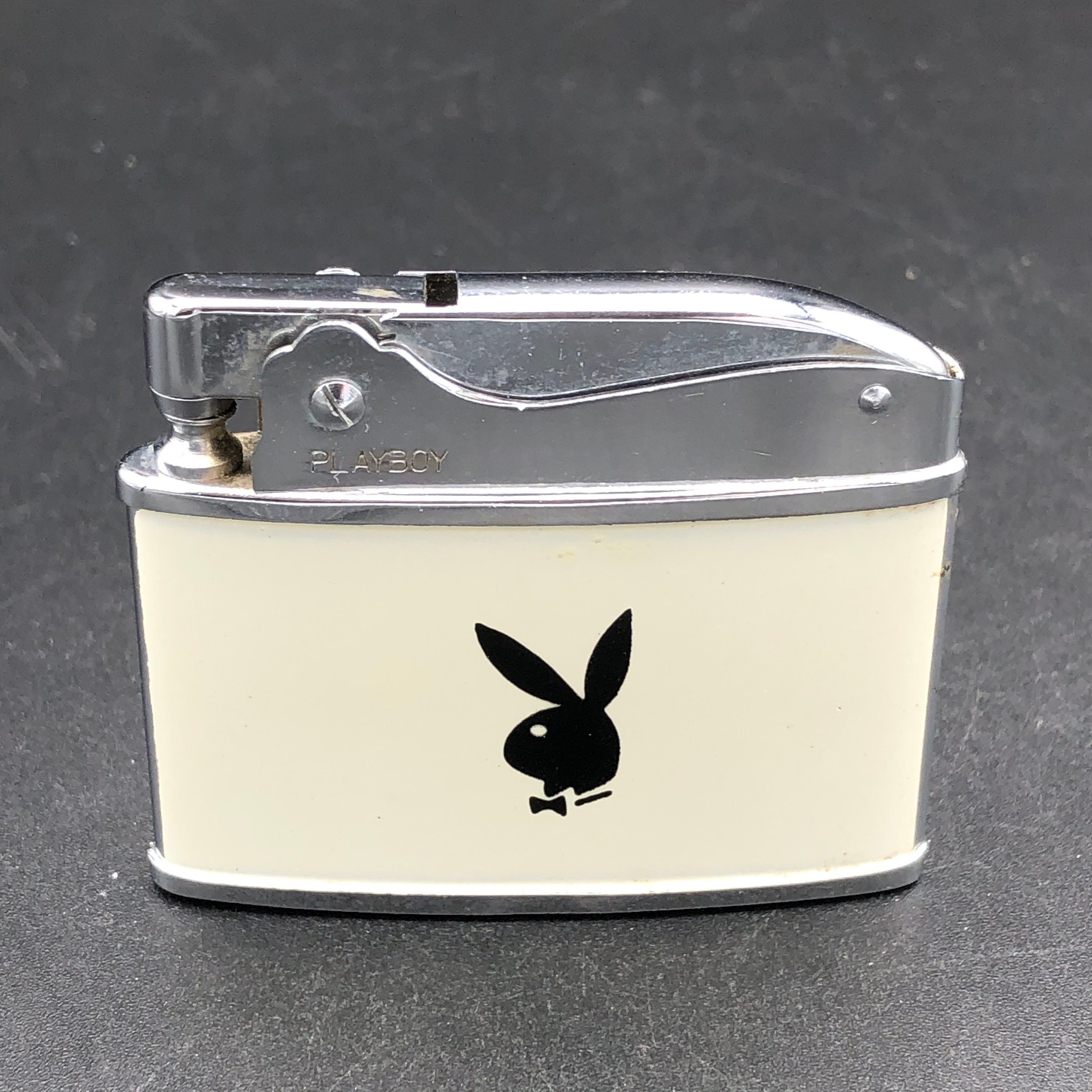 Original Vintage Playboy Club White Playboy Lighter 1960's
