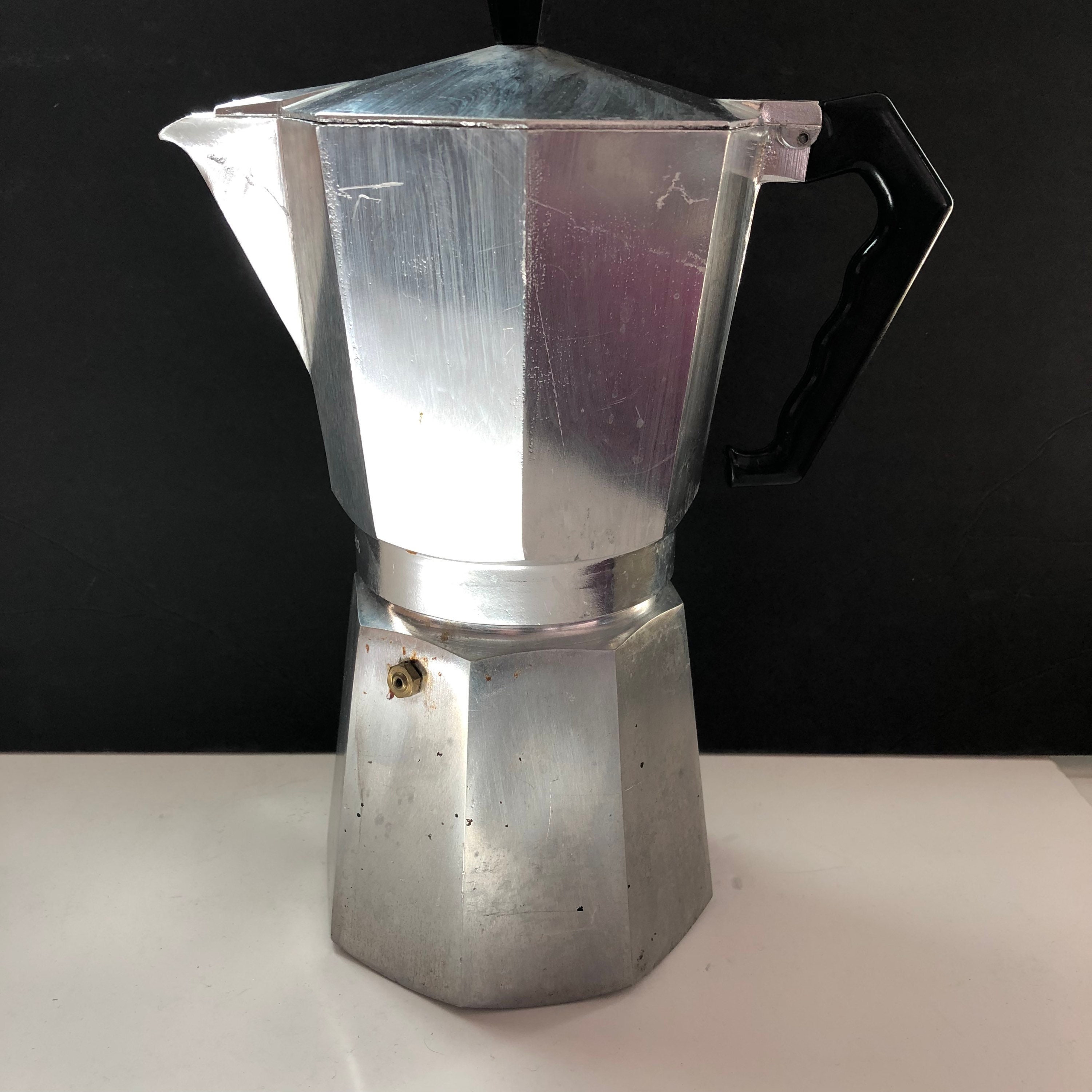 Cafetera De 1 Pieza, Moka Pot, Cafetera Italiana, Estufa De 5 Oz