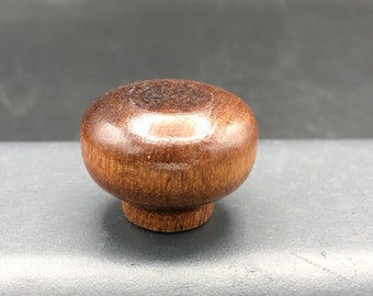 Vintage Small Unique Wooden Mid Century Kitchen Cabinet Knobs Handle Knobs Drawer Knobs