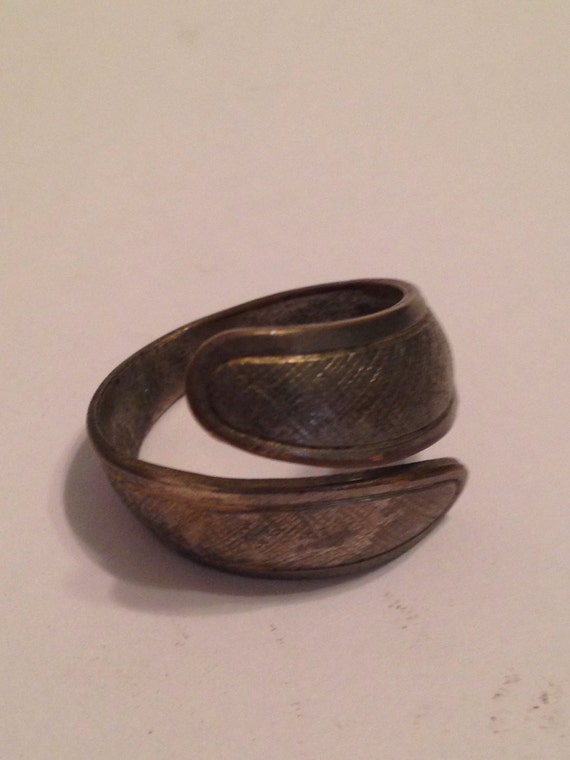 Vintage spoon ring, bohemian jewelry, boho ring, … - image 2