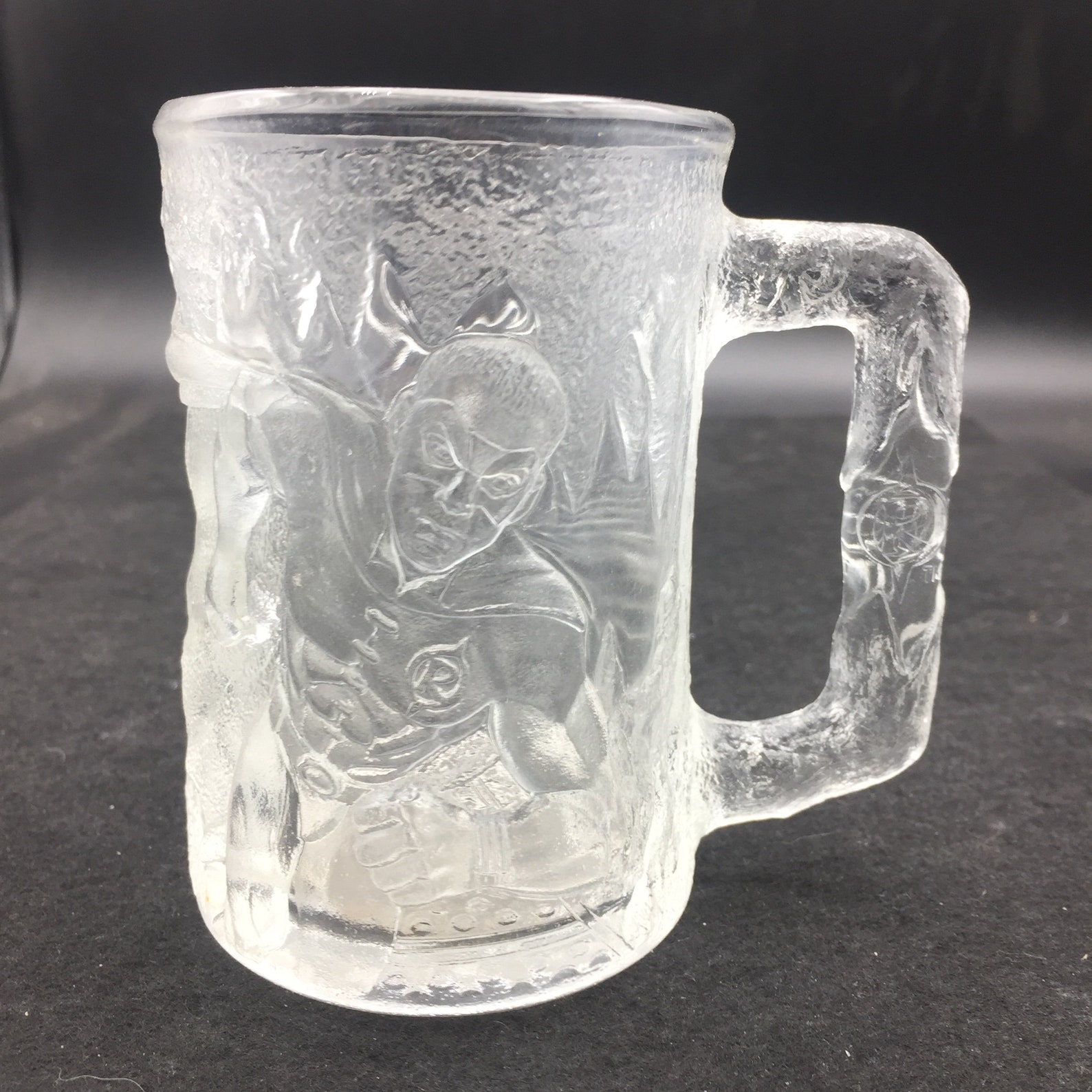 Robin Batman Forever Glass Mug Cup McDonalds Vintage 1990s DC Etsy España