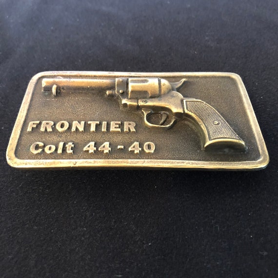 Vintage Wild West Colt 44 40 Revolver Brass Decor… - image 2