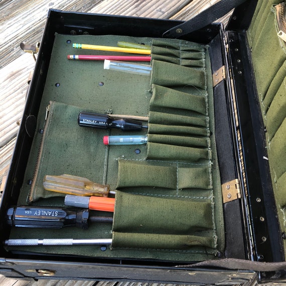 Vintage Suitcase Home Decor Luggage Tool Kit Hidd… - image 7