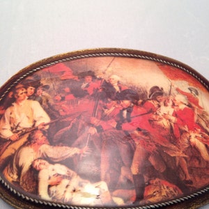 American Revolution History Battle Belt Buckle image 3