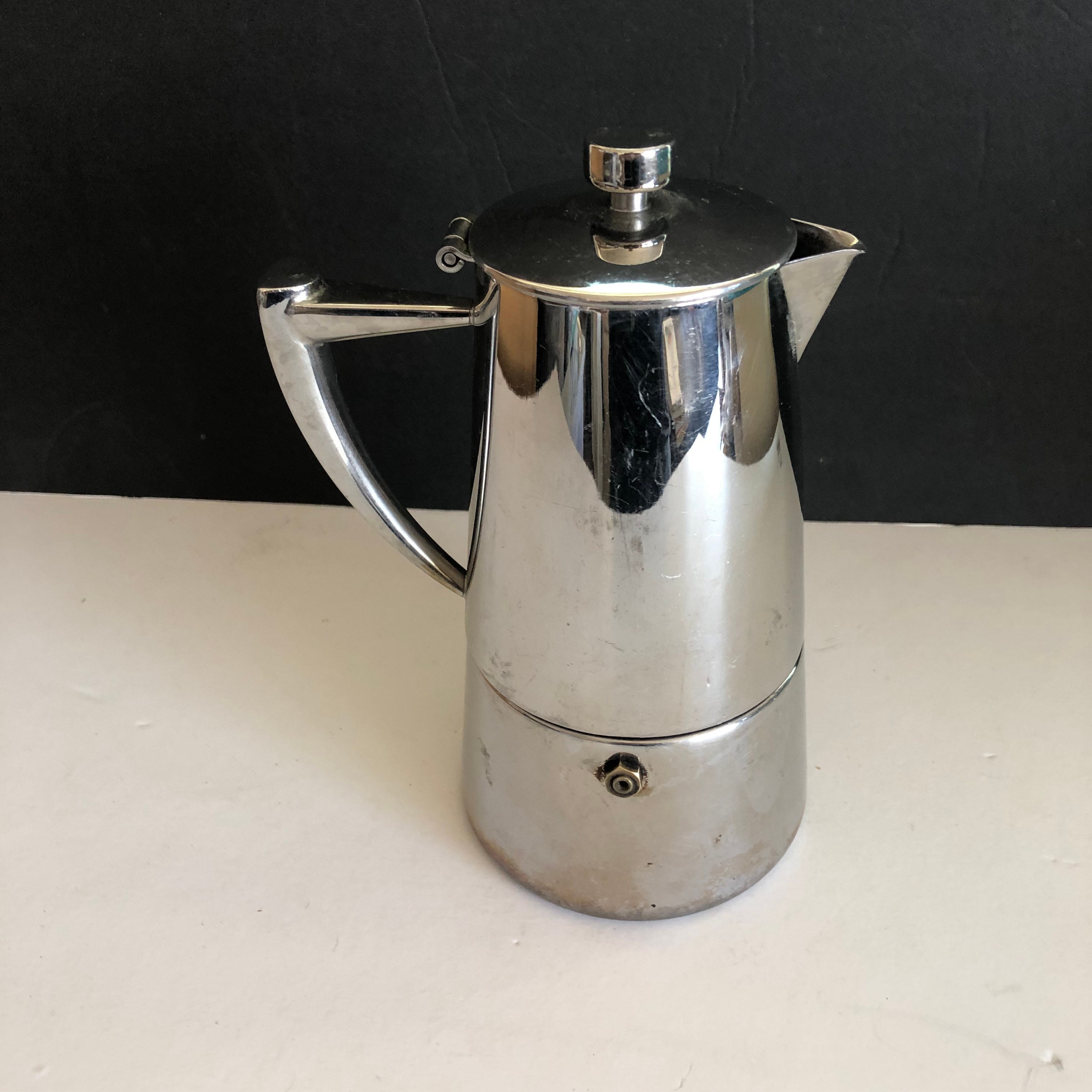 Cuisinox Roma 4 Cup Stainless Steel Stovetop Moka Espresso Maker