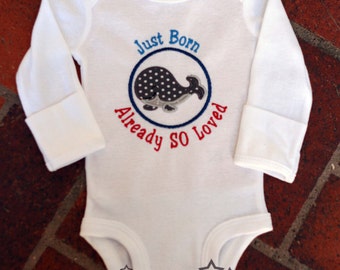 just born onesie
