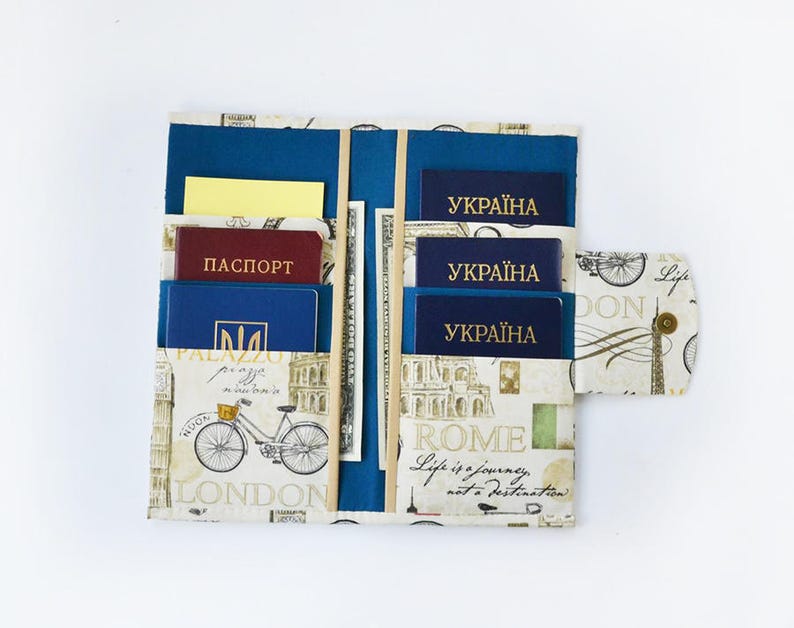 Map of Paris Gift Card Holder /& Wallet