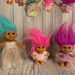For Fans of Art, Music, Theater, Dance 90s Troll Dolls  from Russ Berrie | YOU CHOOSE | 90s Toys | Trolls make cute gifts for her & him