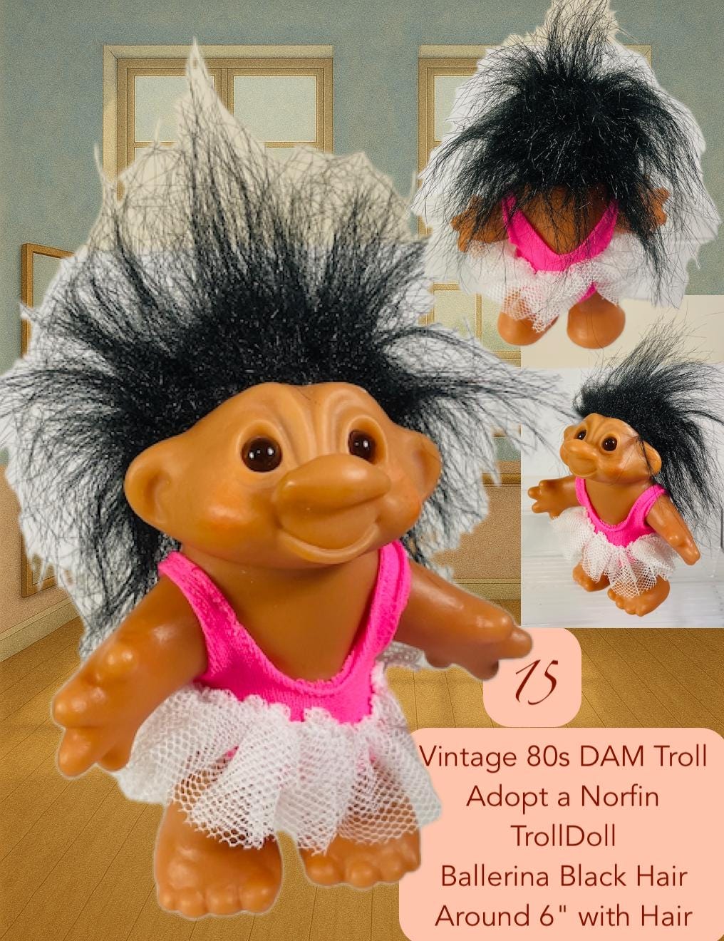 80s Vintage DAM Troll Dolls - Adopt a Norfin | Choose Your Good