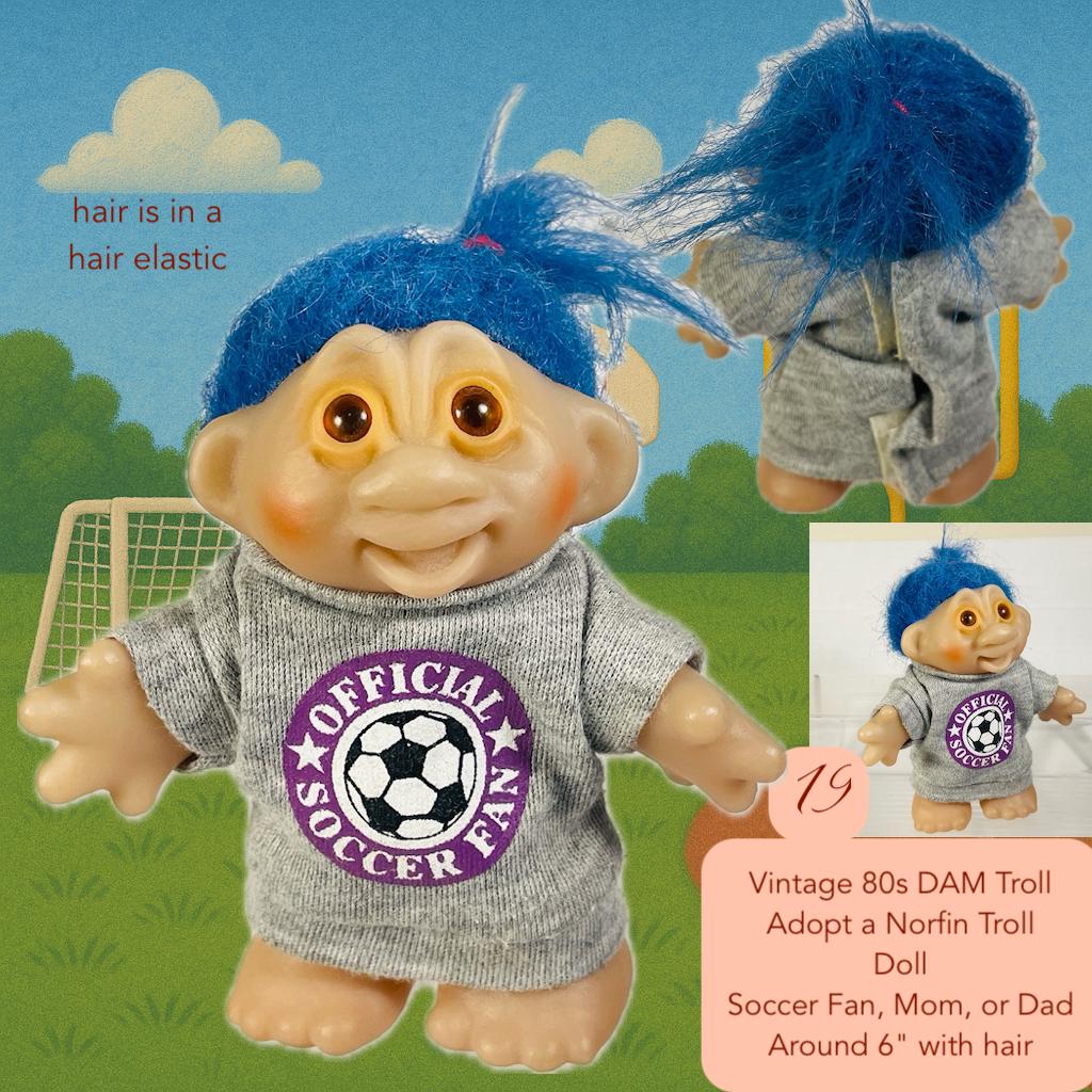 80s Vintage DAM Troll Dolls - Adopt a Norfin | Choose Your Good