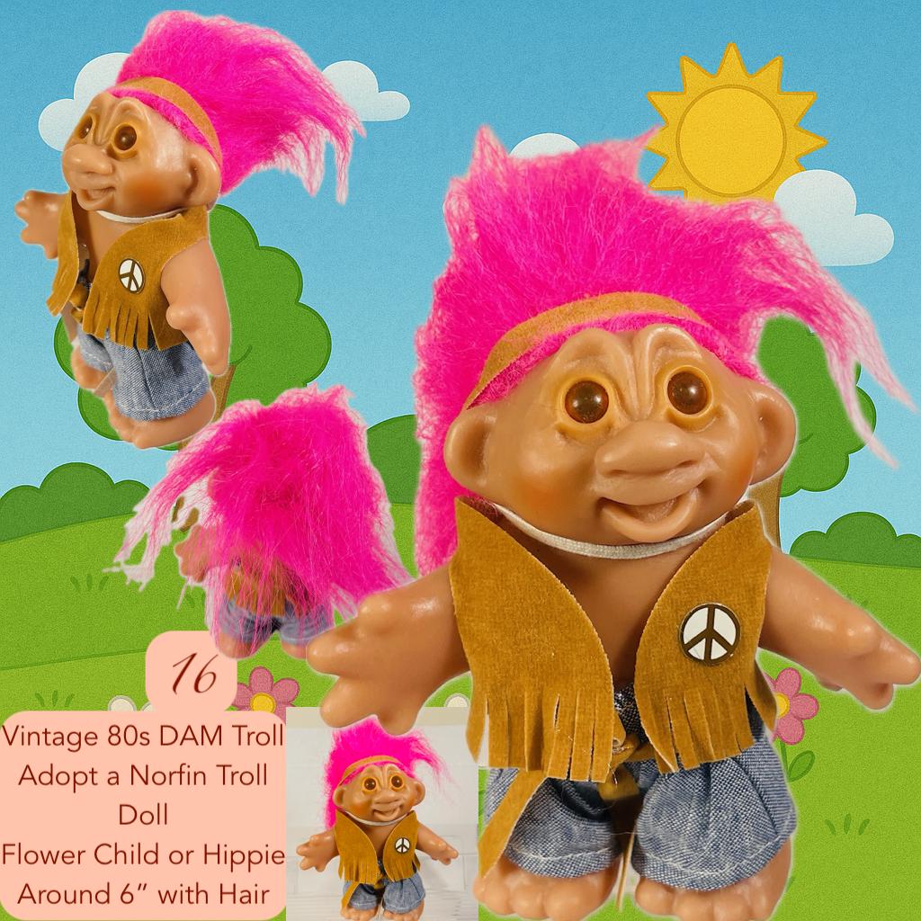 80s Vintage DAM Troll Dolls - Adopt a Norfin | Choose Your Good