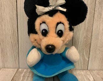 Vintage Minnie Mouse Plush from Disney's A Christmas Carol