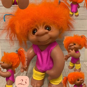 2 DAM Things Denmark Large 16 Christmas Trolls ドール 人形 フィギュア Large Dam Troll Doll - Etsy Denmark