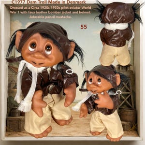 北欧ヴィンテージ トロール 人形 フィギュア 2体セット Dam Troll 1960s thomas dam troll - Etsy 日本