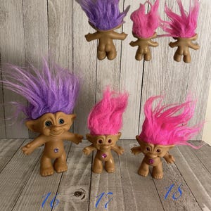 90s Ace Treasure Troll Dolls with Jewel Bellies Gem Bellies | YOU CHOOSE | 90s Kids Toys | The Trolls with the Belly Button Gem Collection 1