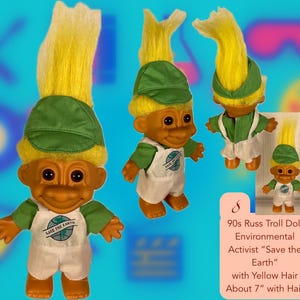 90s Vintage Russ Troll Doll - Choose Your Career Professional Jobs | 1