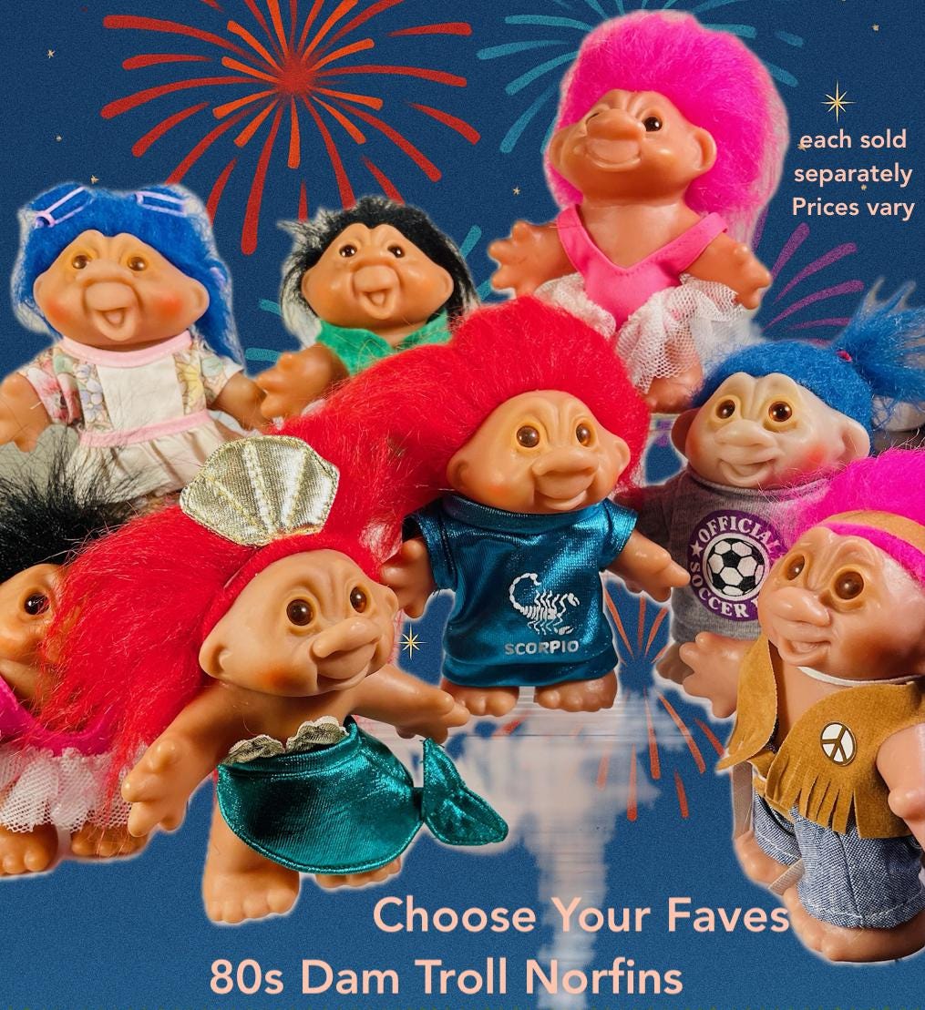 Old troll doll - Etsy 日本