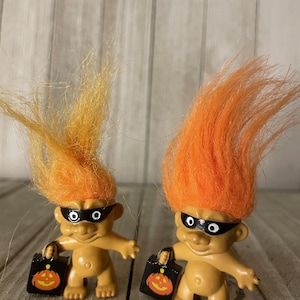 Vintage Mini Troll Doll Figures Tiny Troll Miniature | ChOOse Your Faves | 90s troll dolls Gem Bellies, Pencil toppers, Troll Doll Keychains