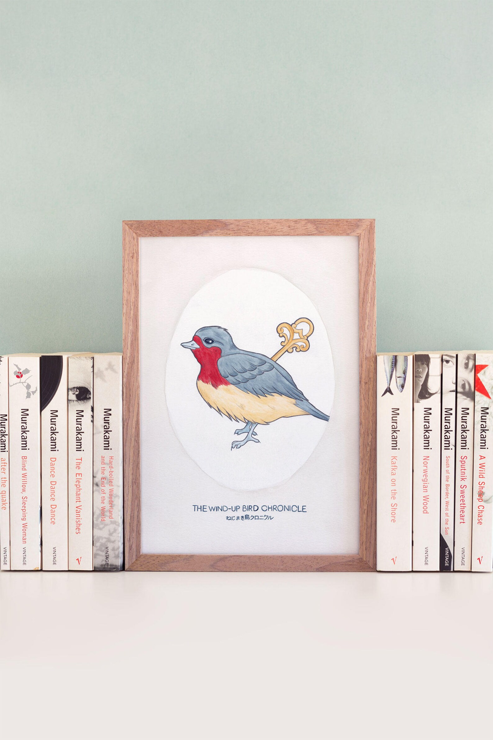 Haruki Murakami Windup Bird Chronicle Wall Art Print Etsy