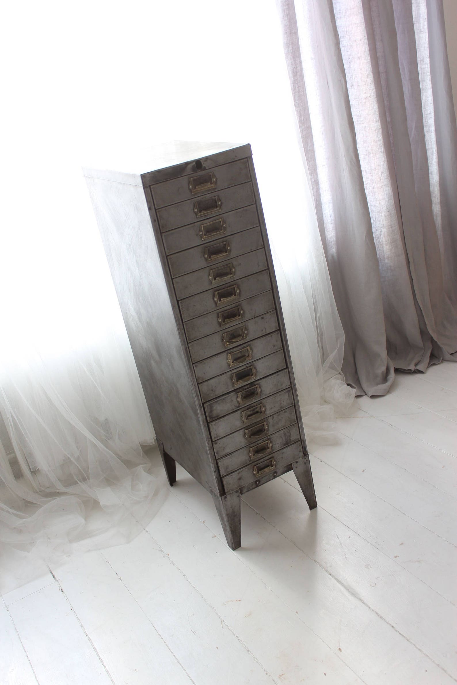 Felix Tall and Narrow Reclaimed Vintage Urban Industrial 1940s Etsy