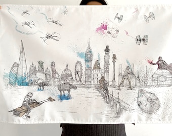 London Starwars Cotton Tea Towel