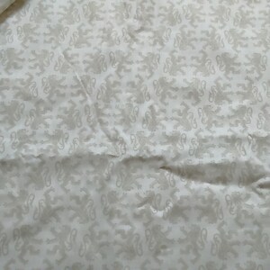 Fabric white beige brown golden Lions Modern Cotton Fabric Modern Botanical Fabric Scandinavian Design Scandinavian Textile