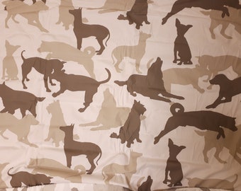 Scandinavian fabric Dogs fabric cotton fabric light weight Premium quality Modern fabric