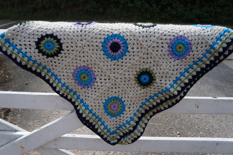 Crochet Afghan/Throw/Blanket 48 x 48 Handmade to order image 3