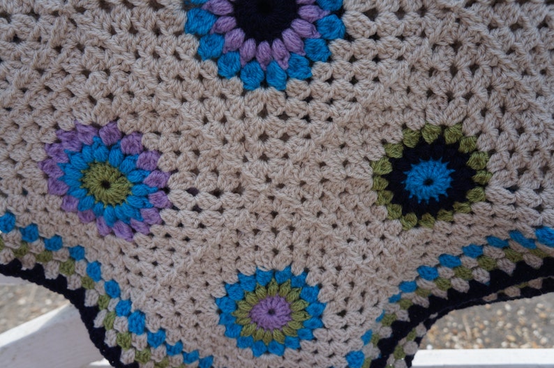 Crochet Afghan/Throw/Blanket 48 x 48 Handmade to order image 4