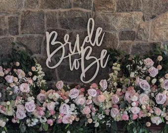 Bridal shower sign