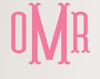 Fishtail Wooden Monogram – Nursery Wall Hanging